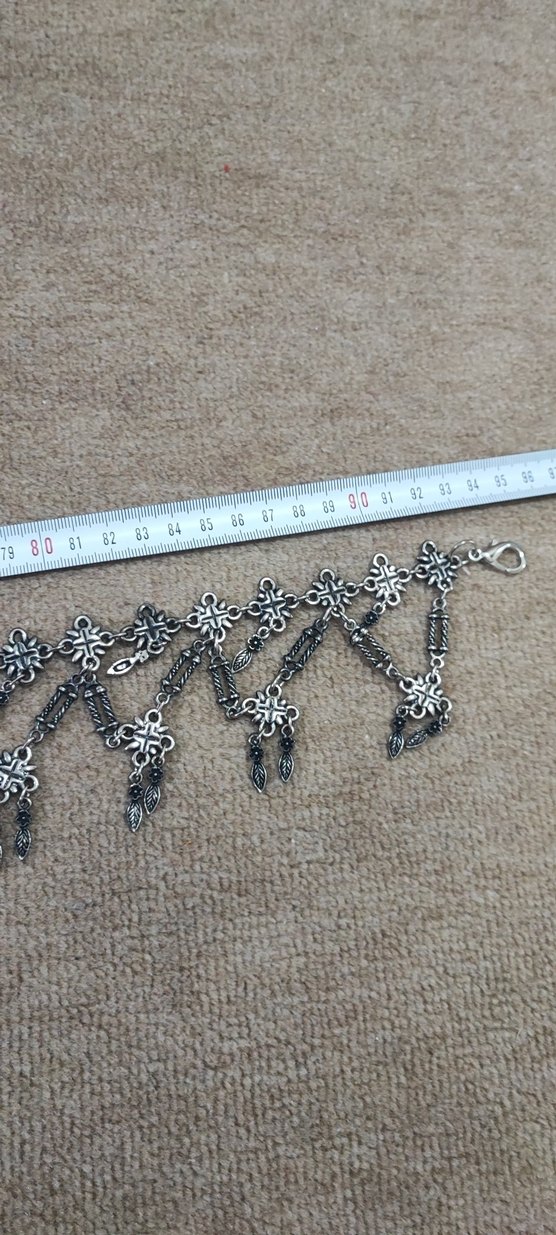 Bohem Zincir Detaylı Uzun Vintage Kolye - Görsel 4