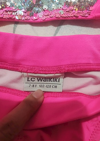 LC Waikiki Pullu Pembe Kız Bikini Takımı