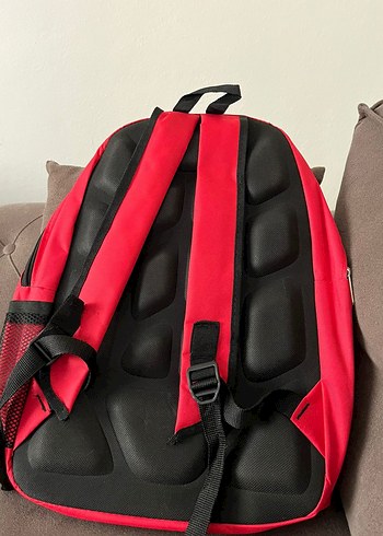 Kırmızı Çocuk Okul Çantası SPORT Yazılı - Görsel 2