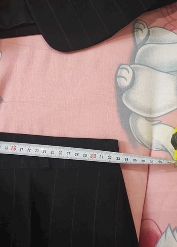 Düğmeli Siyah Kadın Blazer Ceket - Görsel 6