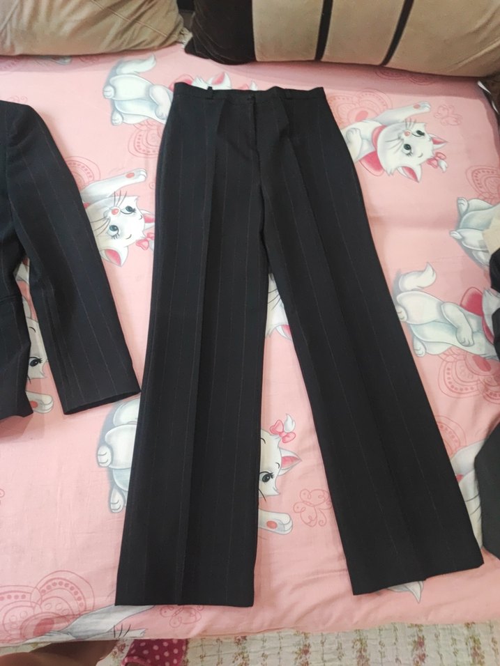 Düğmeli Siyah Kadın Blazer Ceket - Görsel 2