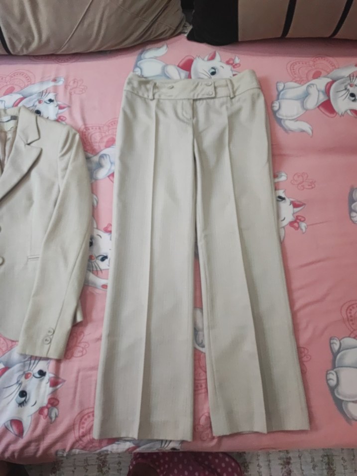 Bej Kadın Ofis Takım Elbise - Görsel 2