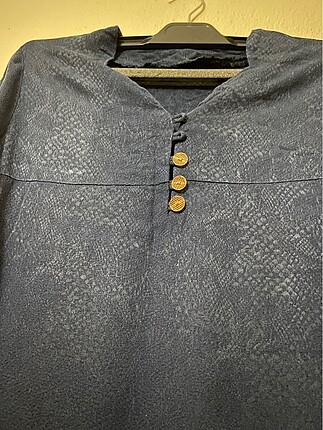 xl Beden Lacivert elbise