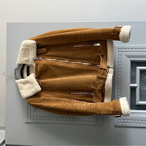 Zara Çift Taraflı Koyun Yünlü Ceket
