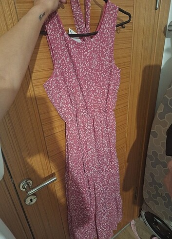 Pembe etiketli elbise - Görsel 5