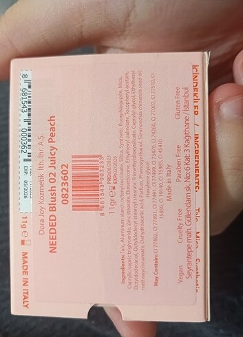  Beden Dora joy allık