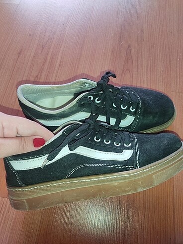 Vans kadın spor ayakkabı siyah