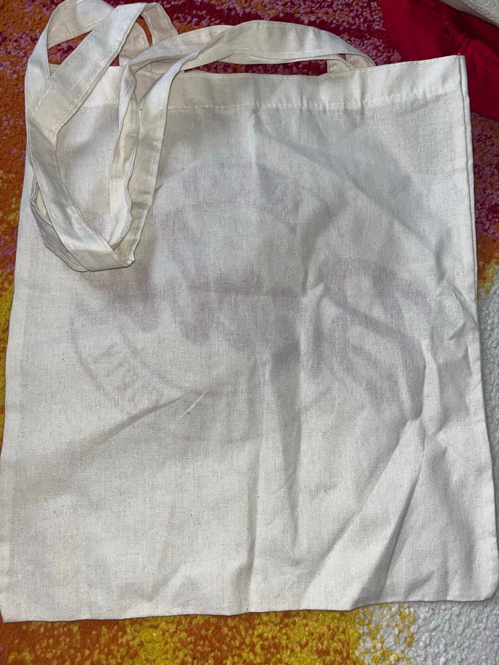 Pembe Baskılı Kadın Bez Çanta - Görsel 3