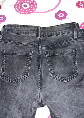 Kadın Gri skinny jean - Görsel 3