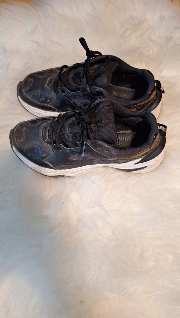 nike. Siyah Puf Detaylı Spor Kadın Sneakers - Görsel 4