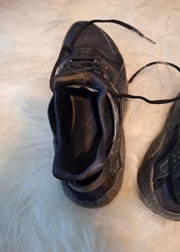 nike Kadın Siyah Bağcıklı Dolgu Topuklu Spor Ayakkabı - Görsel 3