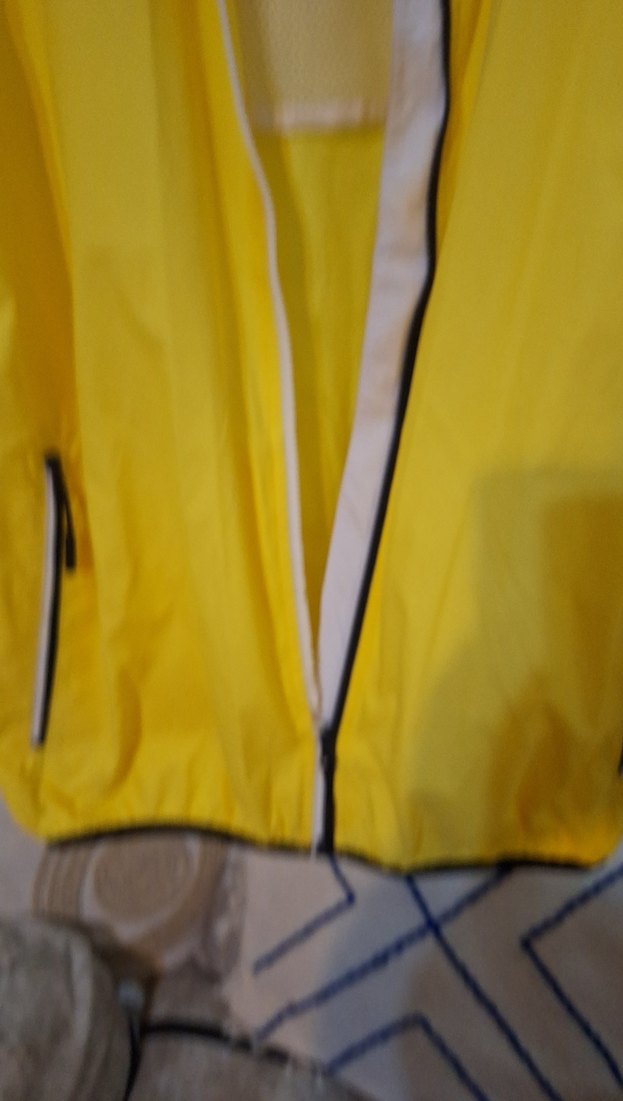 Sarı Fermuarlı Kadın Spor Ceket - Görsel 3