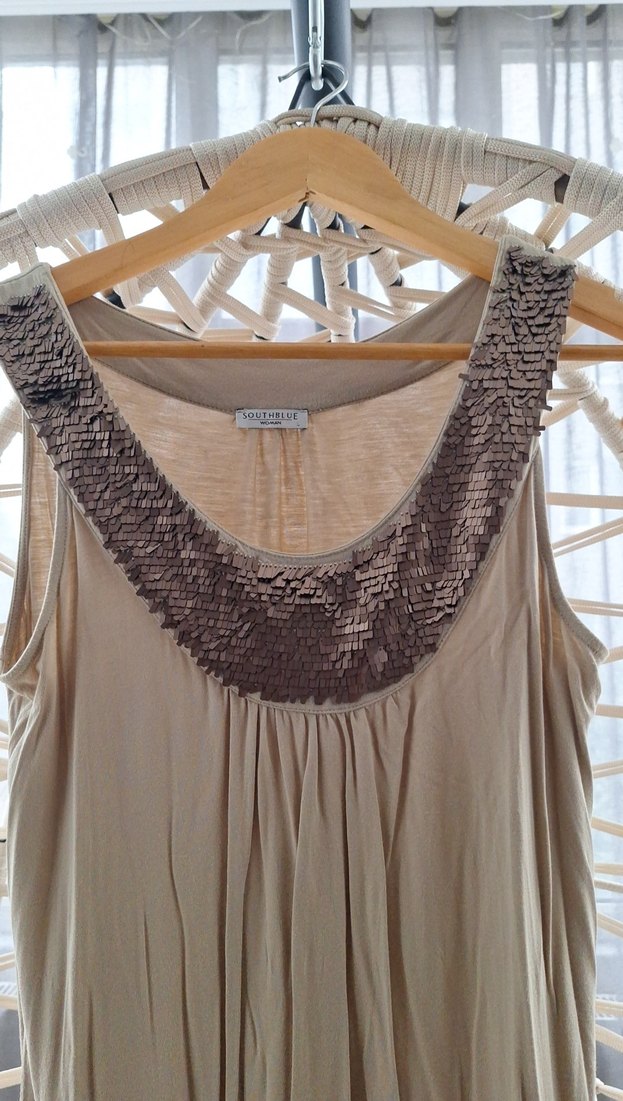 Kolsuz, Drapeli Bej Tunik - Görsel 4