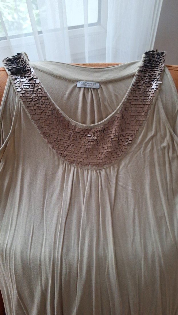 Kolsuz, Drapeli Bej Tunik - Görsel 2