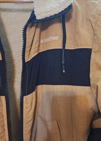 bershka Kürklü Kısa Kadın Ceket - Görsel 2