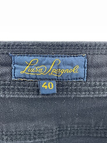 40 Beden siyah Renk Luisa Spagnoli Jean / Kot %70 İndirimli.