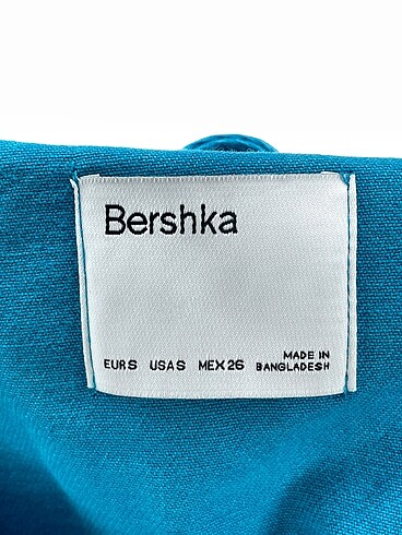 m Beden mavi Renk Bershka Kot Ceket %70 İndirimli.