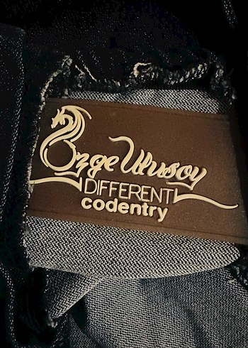 Lacivert Kadın diz hizasında kesmiştim Denim Elbise - Görsel 4