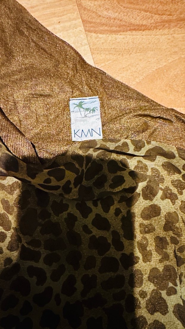 Leopar Desenli şifon Kadın Bluz - Görsel 2