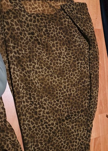 Kahverengi Drapeli uzun pantalon - Görsel 5