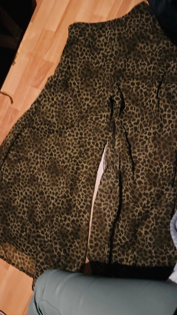 Kahverengi Drapeli uzun pantalon - Görsel 2