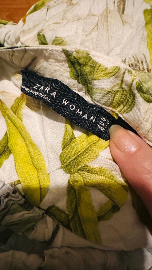 Çiçek Desenli Bohem Çok Renkli gömlek tipli bluz - Görsel 5