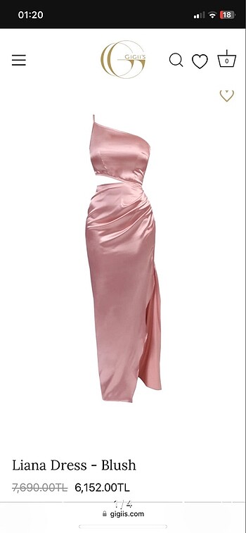 Gigii?s liana dress- blush