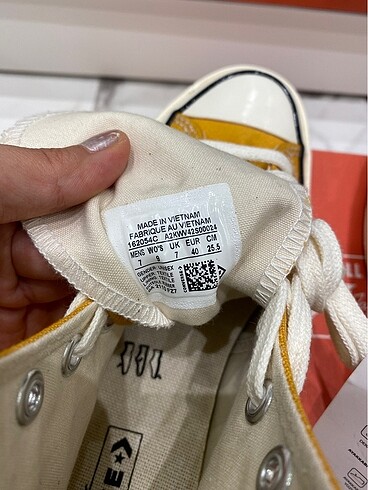 40 Beden turuncu Renk Converse chuck 70 orijinal 0 etiketli