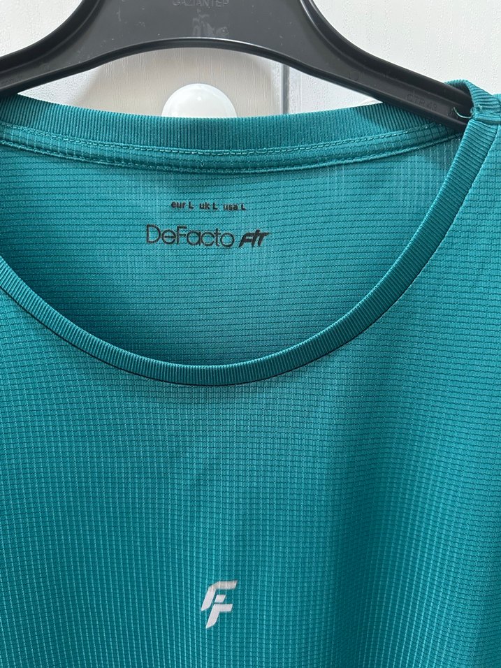 Turkuaz Erkek Kısa Kollu Tişört - Görsel 2