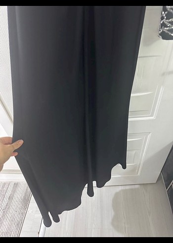 Uzun Kollu Siyah Payetli Kadın Abiye Elbise - Görsel 6