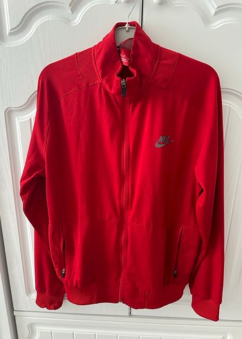 Kırmızı Fermuarlı Erkek Nike Sweatshirt - Görsel 6