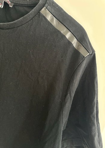 Erkek Siyah Kısa Kollu Tişört - Görsel 3