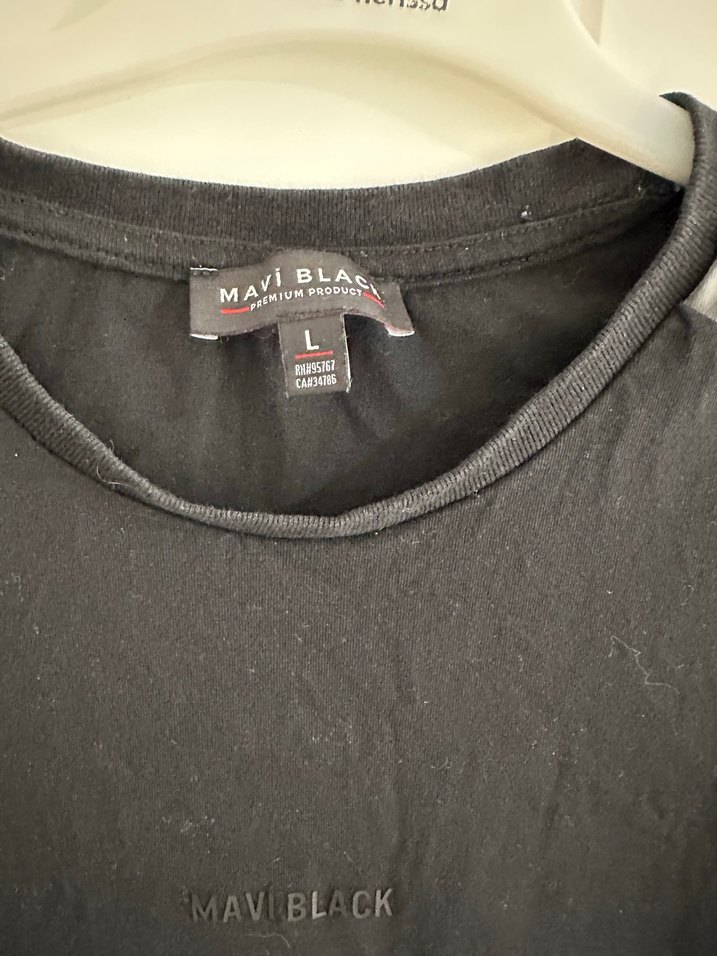 Erkek Siyah Kısa Kollu Tişört - Görsel 2