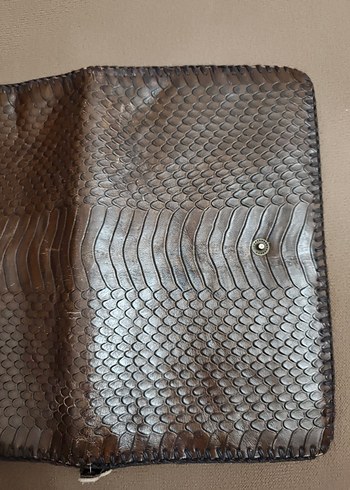 Vintage deri sıfır cüzdan - Görsel 8