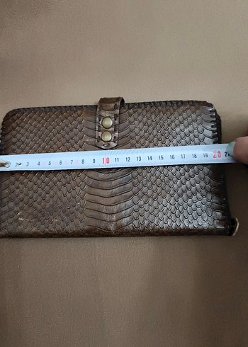 Vintage deri sıfır cüzdan - Görsel 2