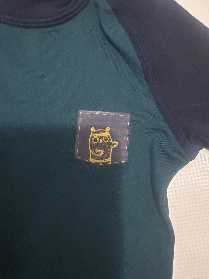 Erkek Çocuk Kısa Kollu Desenli Uv Korumalı Mayo - Görsel 3