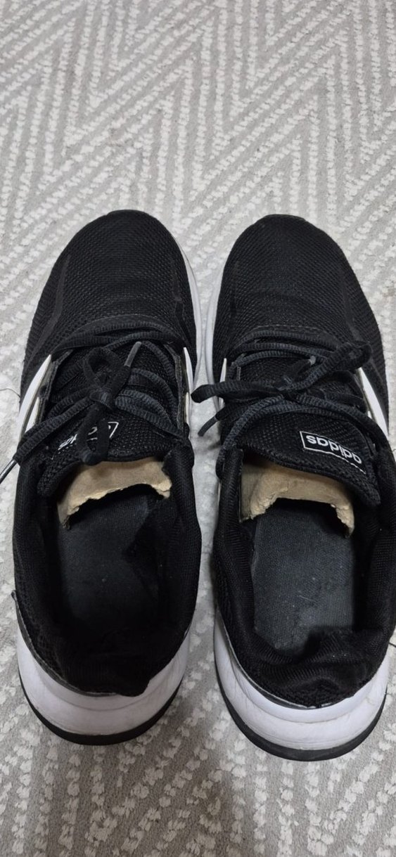 Siyah Bağcıklı Erkek Spor Ayakkabı - Görsel 4