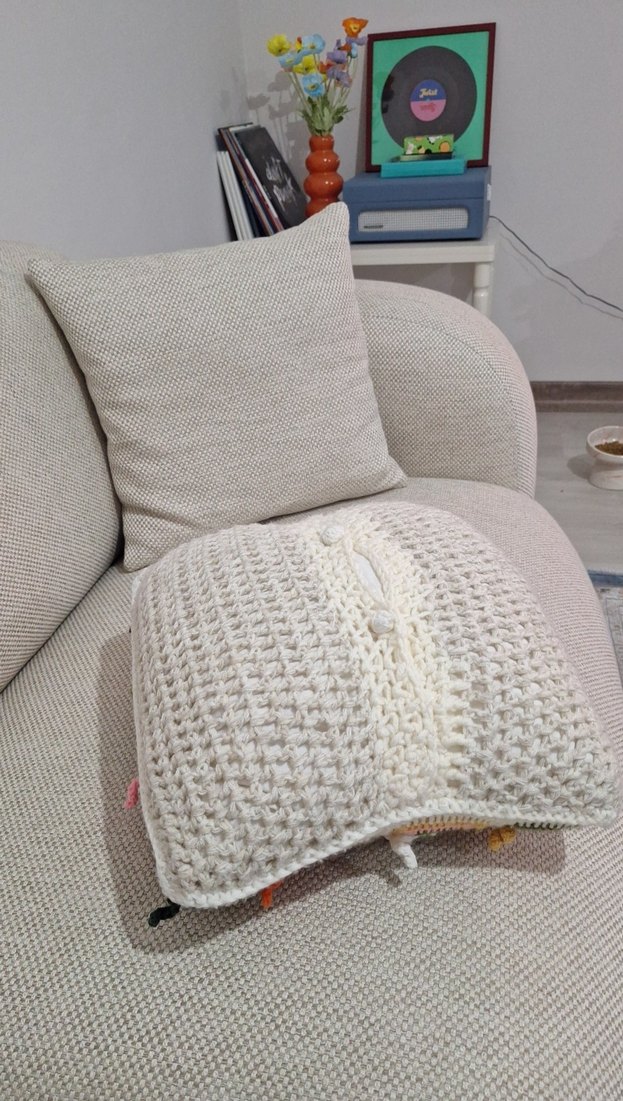 Nakışlı Bohem Çok Renkli Kırlent Kılıfı - Görsel 4