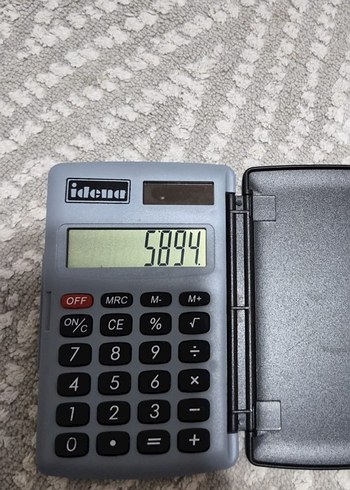 Gri renk Hesap Makinesi - Görsel 4