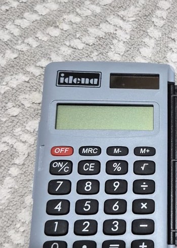 Gri renk Hesap Makinesi - Görsel 2