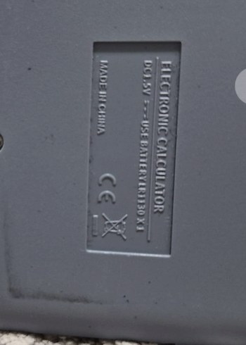 Gri renk Hesap Makinesi - Görsel 6