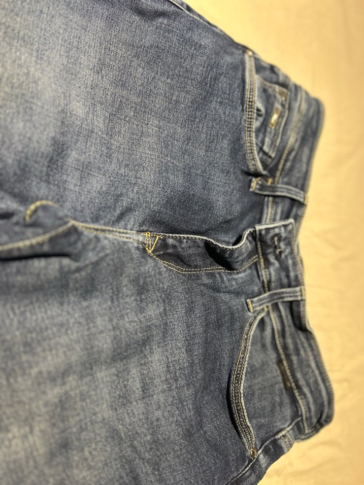 Kadın Mavi Normal Boy Kot Pantolon - Görsel 2