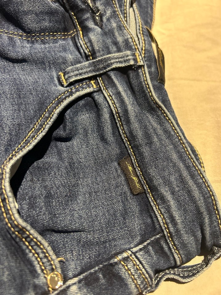 Kadın Mavi Normal Boy Kot Pantolon - Görsel 3