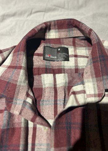 Bordo Kareli Oduncu Erkek Gömlek - Görsel 3