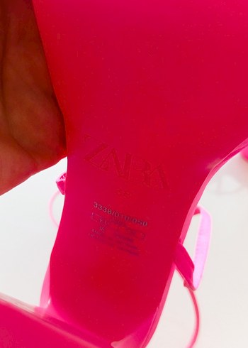 Pembe Platform Topuklu Zara - Görsel 7