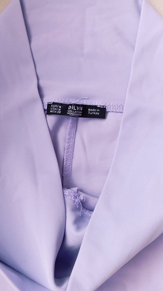 Pastel lila dilvin tayt - Görsel 3