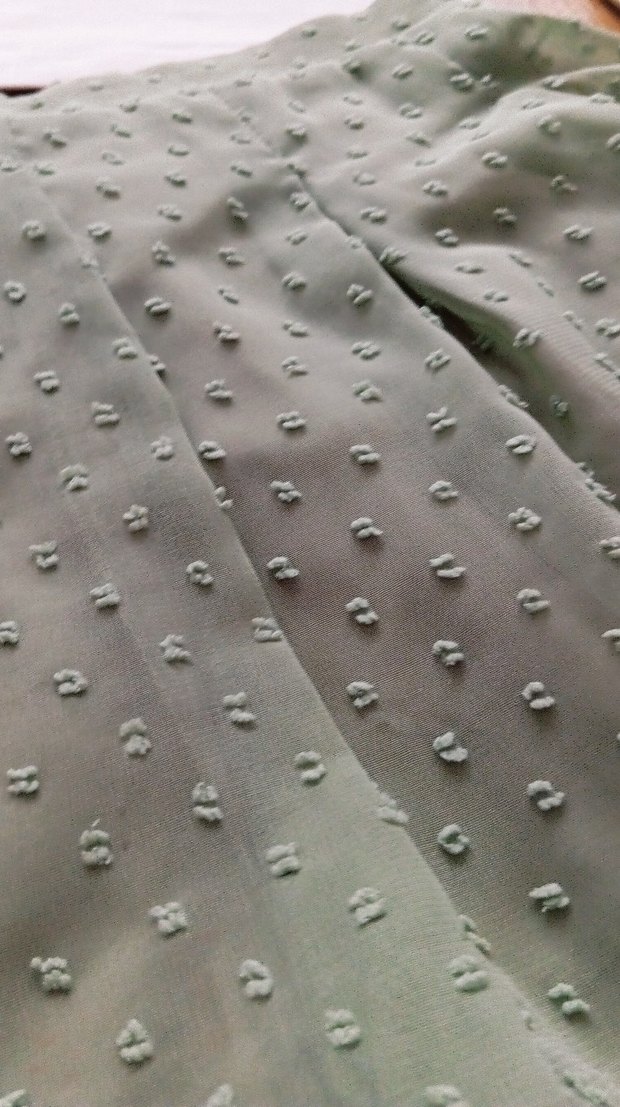 Yeşil  Pilili Mini şort - Görsel 4