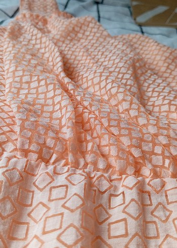 Yargıcı Drapeli Midi elbise - Görsel 4