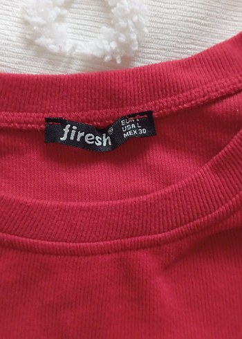 Kadın Kırmızı Uzun Kollu Salaş Sweatshirt veya elbise - Görsel 4