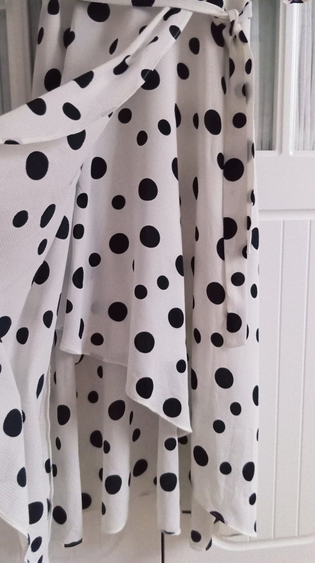 Puantiyeli Uzun Bohem Elbise - Görsel 2